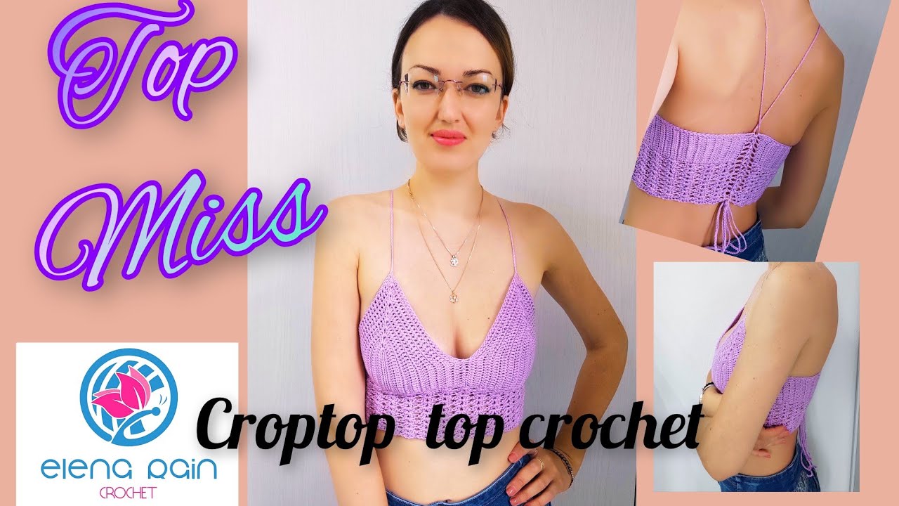 TOP MISS all'Uncinetto: Tutorial Facile e Versatile Crop Top Crochet