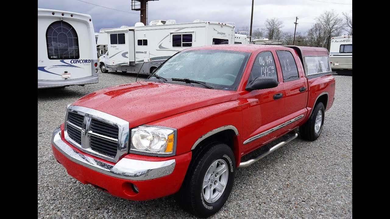 SOLD!2006 Dodge Dakota 4x4 Crew Cab SLT Laramie , Must see to Believe!! , V8, Leather,  $6,995