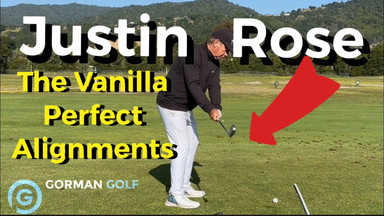 Justin Rose how to train perfect P1-P9 alignments #alignment #pure #golfswing #golf #morad #tgm
