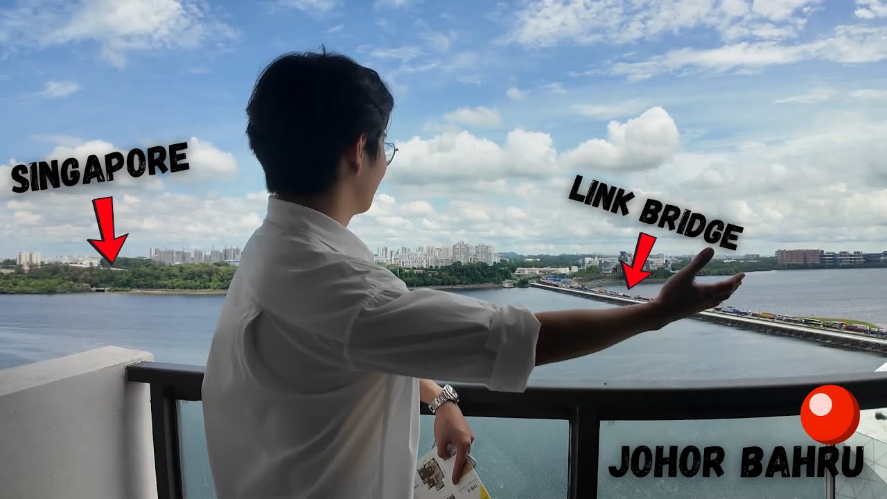 The ONLY SEA VIEW completed condo WALKING DISTANCE back to CUSTOM in JOHOR BAHRU 2025 | House Tour