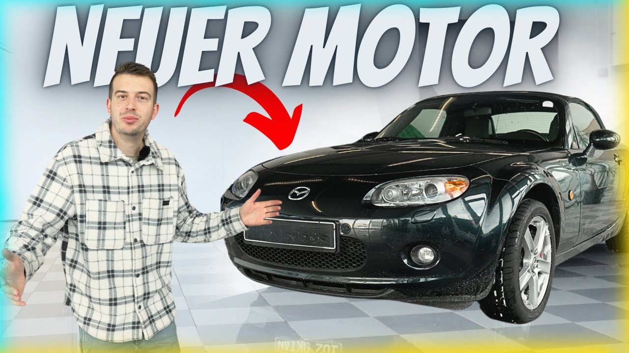 ERSTE FAHRT nach Motortausch im billig MX5 (1.500€)! MAZDA MX5 NC Update
