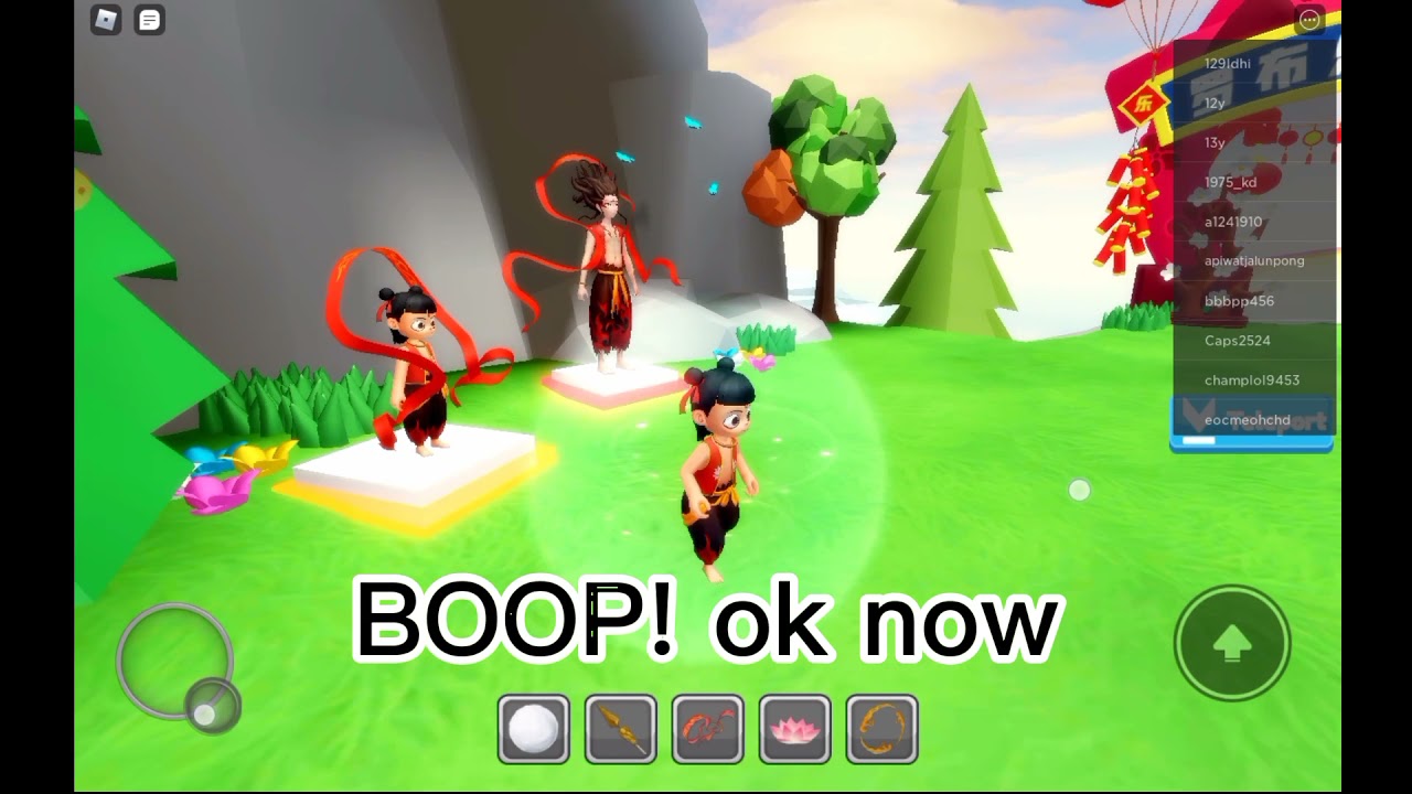 how to get YOUNG NEZHA in roblox FOR FREE!!! (NEZHA OBBY) (included heart warming scene)💗