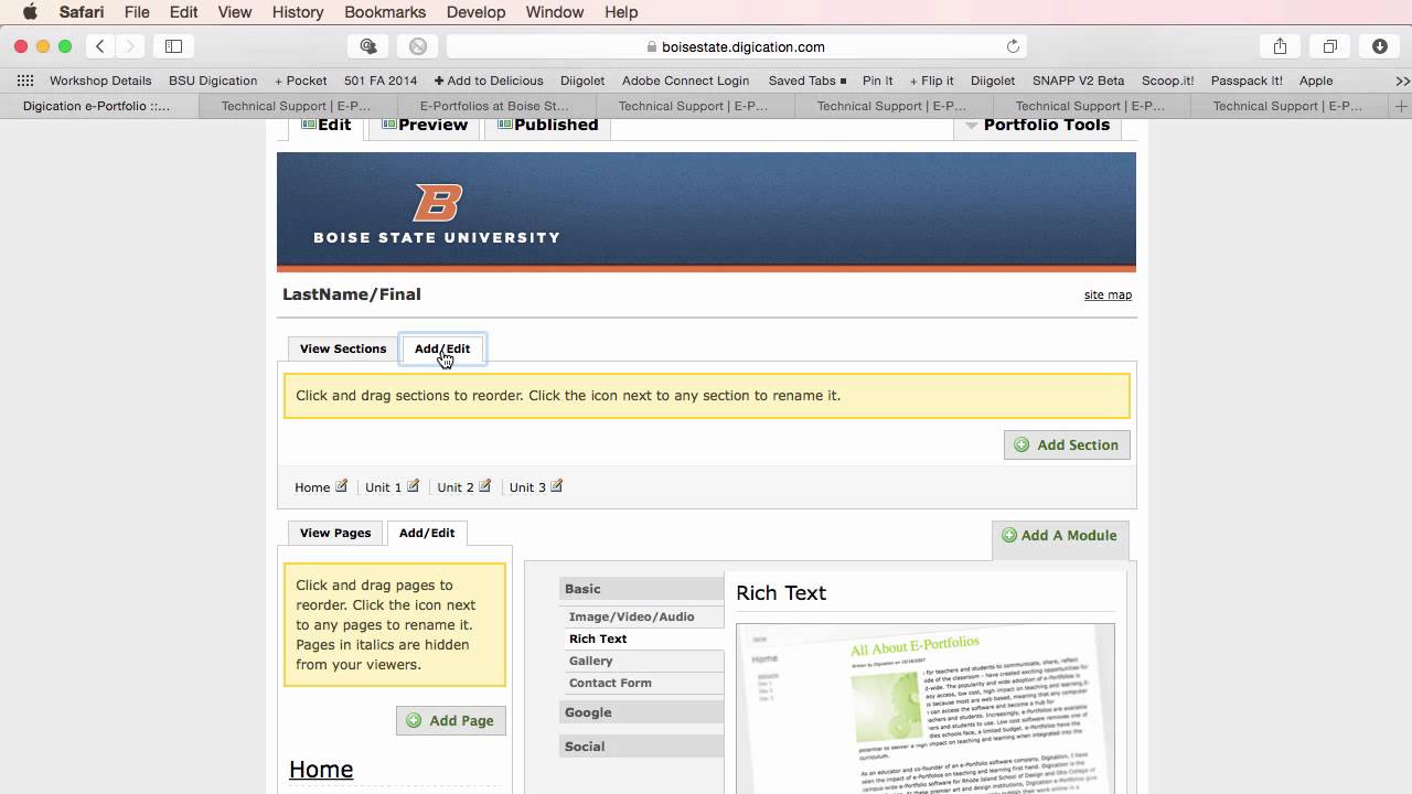Getting Started with Digication