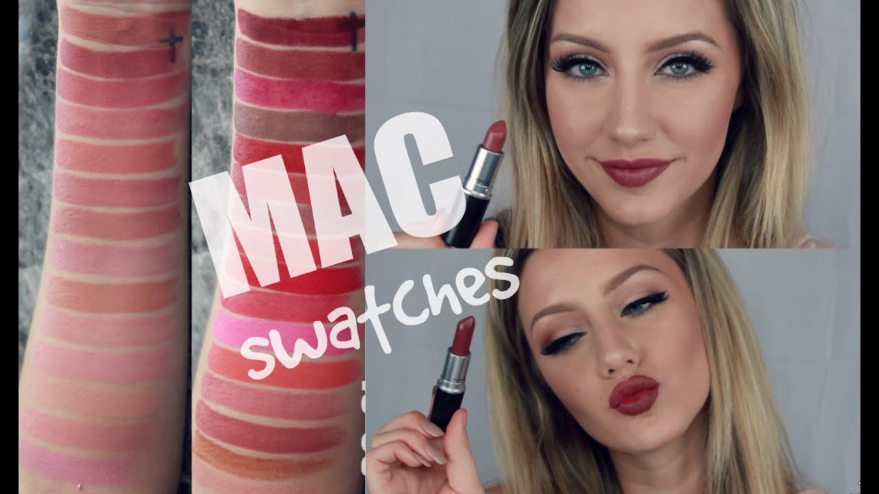 30 MAC LIP SWATCHES | Jazzi Filipek