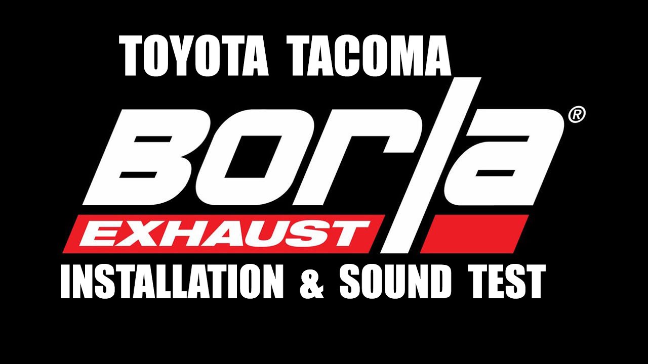 Установка выхлопной системы Borla S-Type из нержавеющей стали | Toyota Tacoma | Лучше, чем штатная