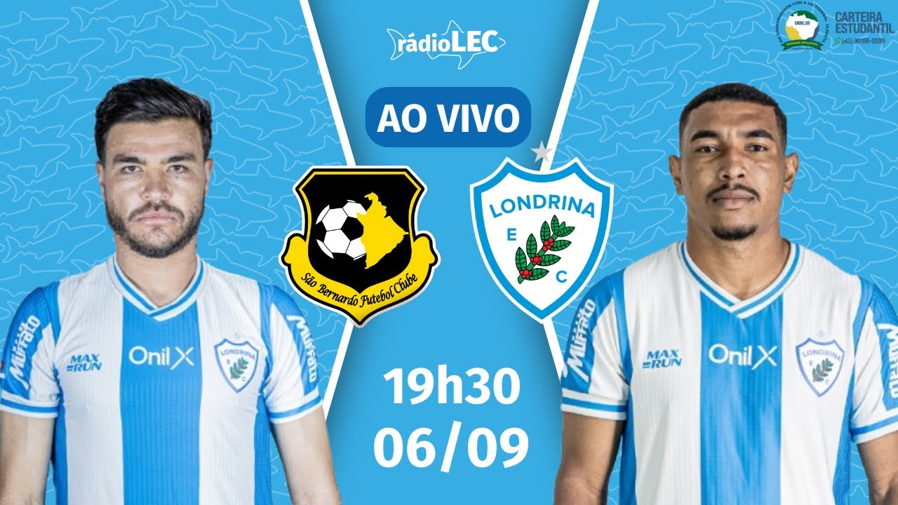 S&Atilde;O BERNARDO 2X2 LONDRINA | 06/09/25 | QUADRANGULAR FINAL S&Eacute;RIE C | JORNADA ESPORTIVA R&Aacute;DIO LEC