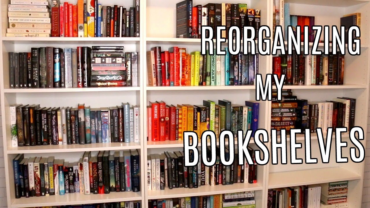 REORGANIZING MY BOOKSHELVES 2017 || Books with Emily Fox