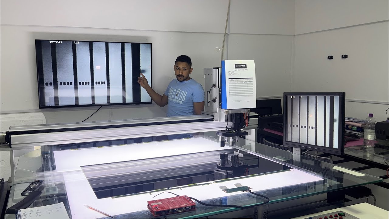 Recuperação do display da tv 43 polegadas da marca multilaser ficou 100%