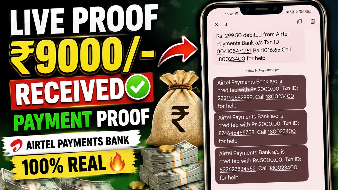 💰 Real Earning App 2026 | 100% Payment Proof | How to Earn Money from Slot Games | Live Proof
