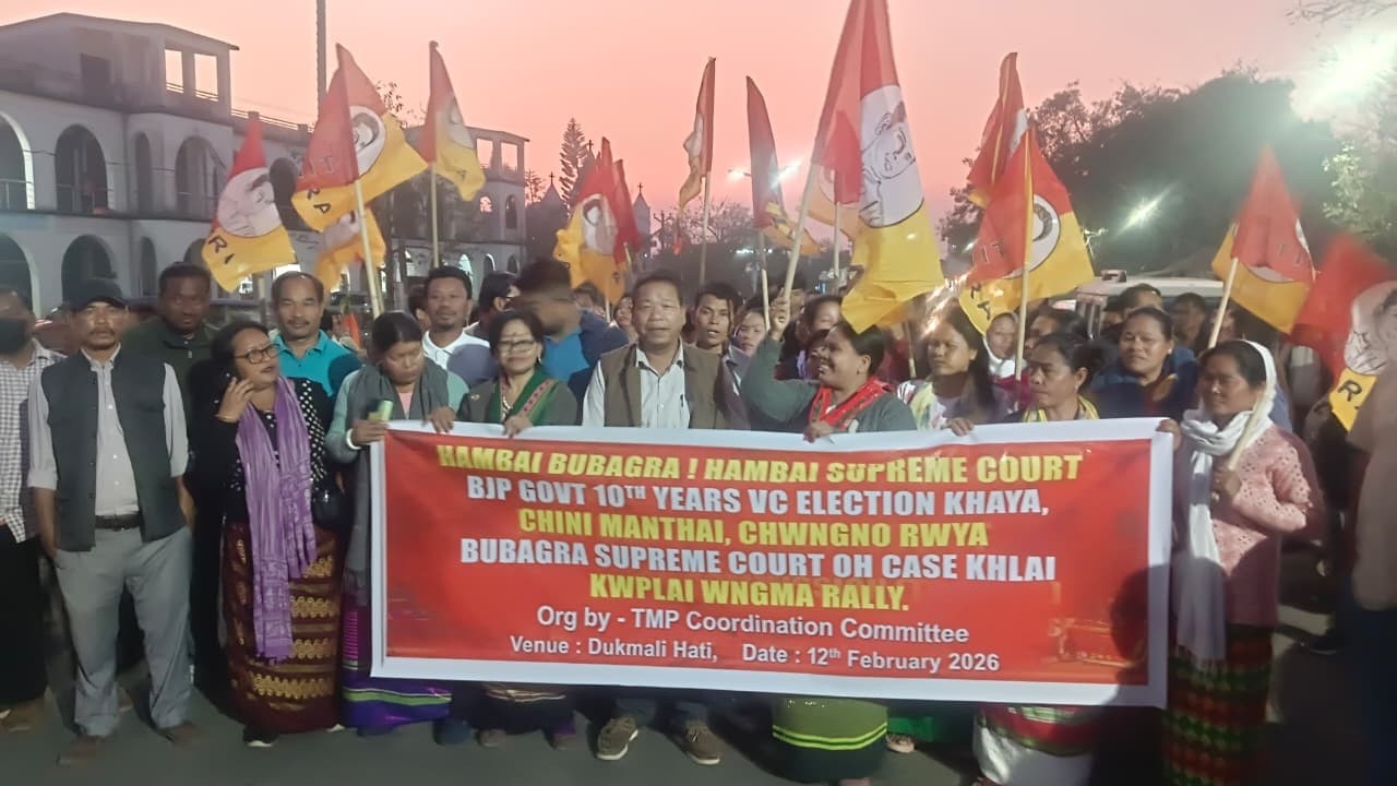 ADC tei VC Election Makhlaisinai Supreme Court oh Kwplai Ungmani Hambai Rally Khlaikha Tipra Motha
