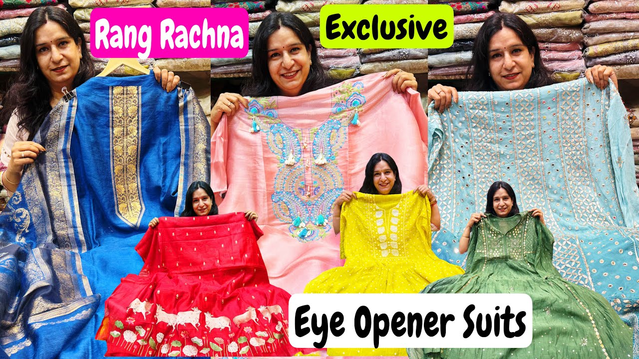 Premium Chikankari Suits, Unconventional Banarasi Suits, Linen & Intricate Handwork Party Wear Suits