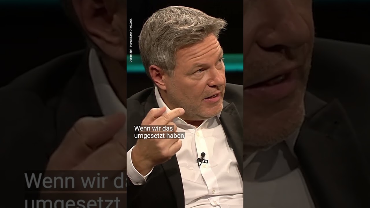 Der Ausbau der Erneuerbaren ist ein echter Erfolg | Robert Habeck bei Markus Lanz