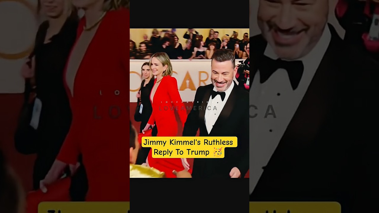 Kimmel's Befitting Reply To Trump For Calling His Show Dead #kimmel #trump #uspolitics #usa