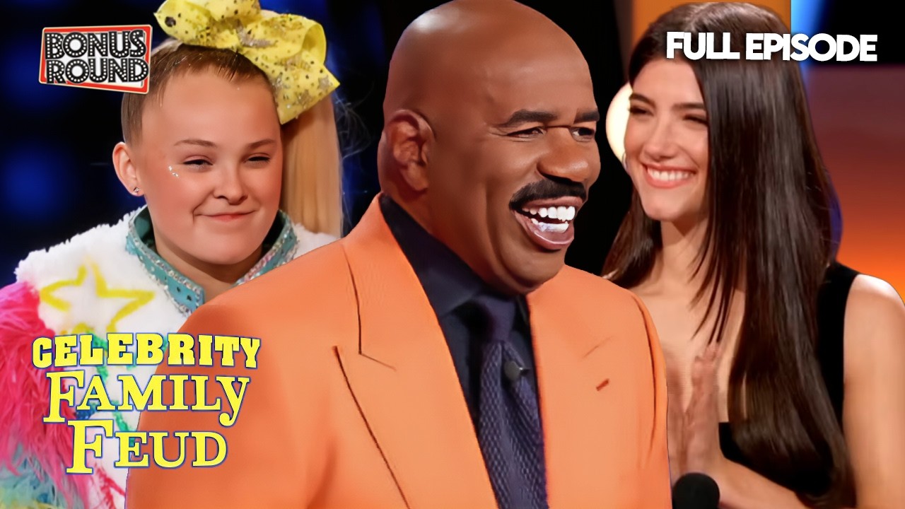 Jojo Siwa VS Charli D'Amelio | Celebrity Family Feud Full Episode 3