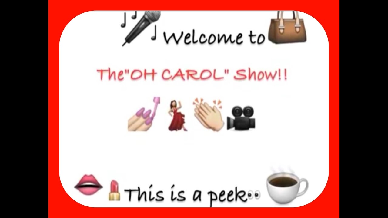 WELCOME TO THE OH CAROL SHOW  - TRAILER