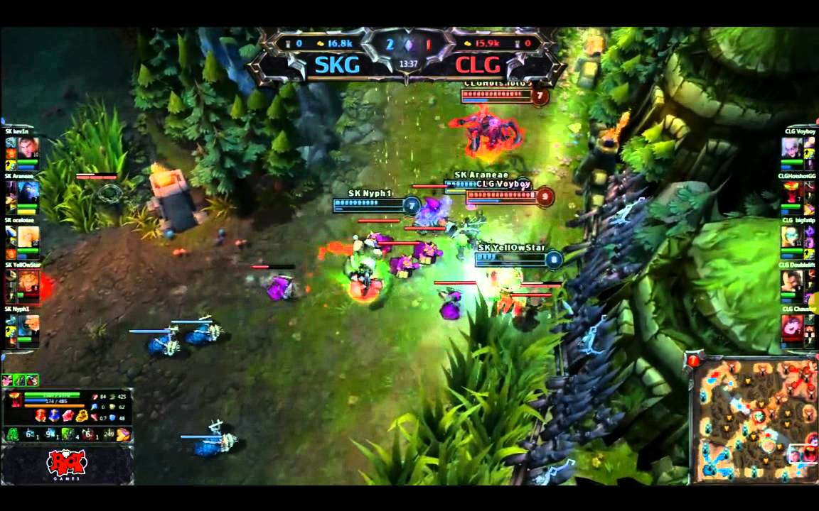 CLG.NA vs SK. Season 2 Finals.