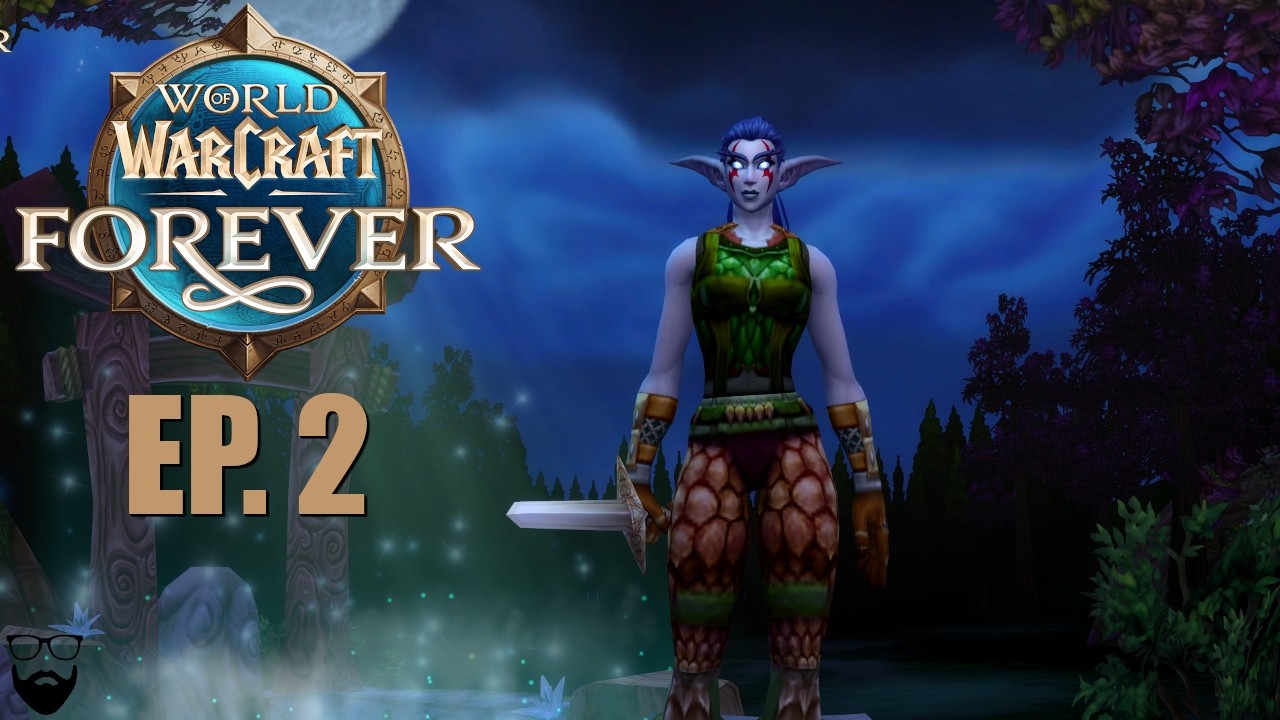 World of Warcraft FOREVER - Beta - Night Elf Warrior Pt 2 - Chill Gameplay Walkthrough