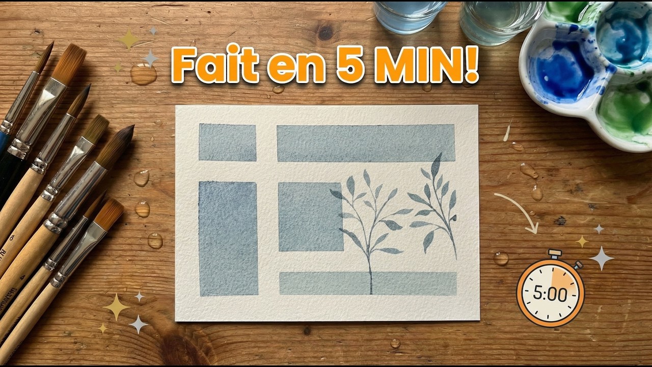 Un super effet avec du scotch de masquage (Challenge jour 8)