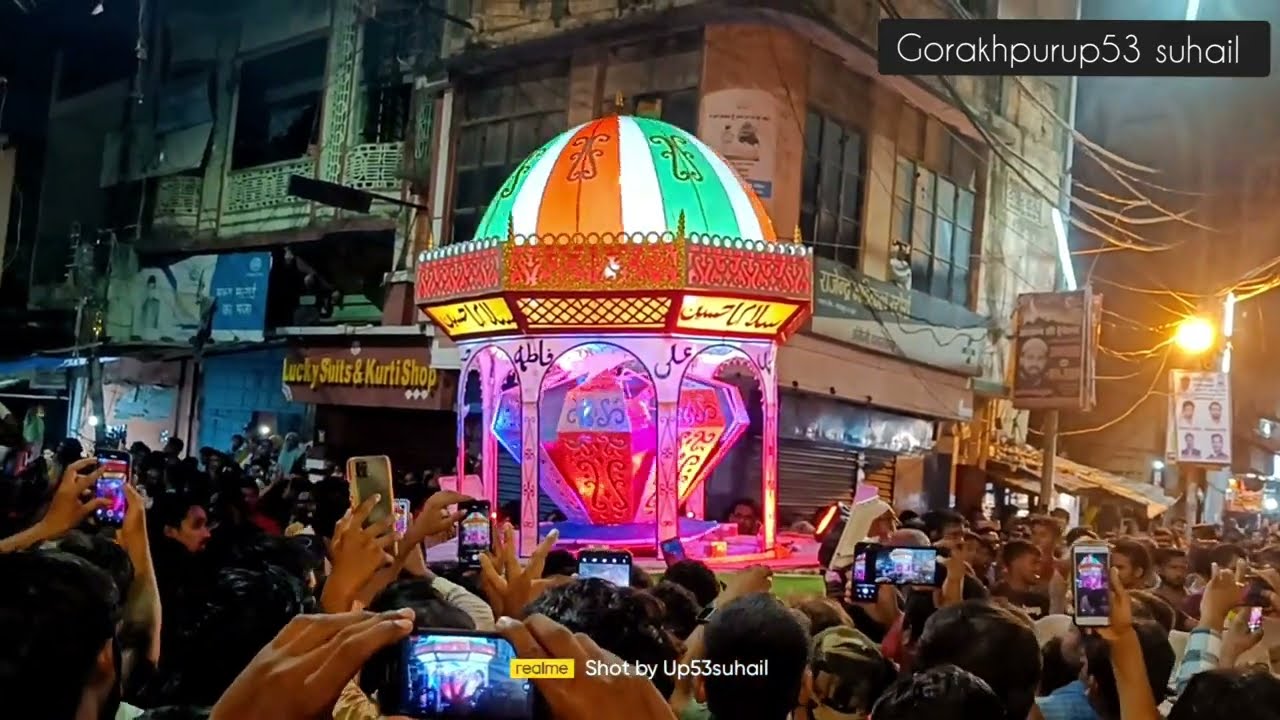 Gorakhpur juloos 8th Muharram lathiya salar Turkmanpur Gorakhpur 2022