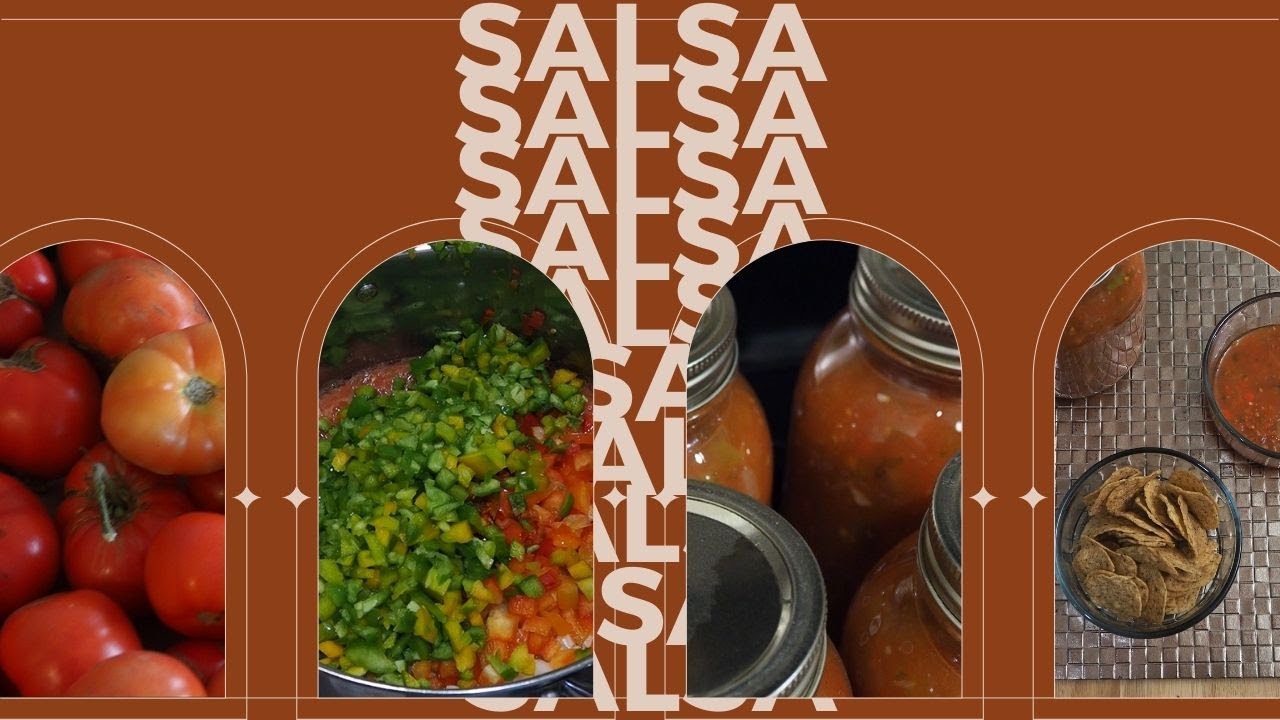 CANNING SALSA RECIPE WITH FRESH TOMATOES