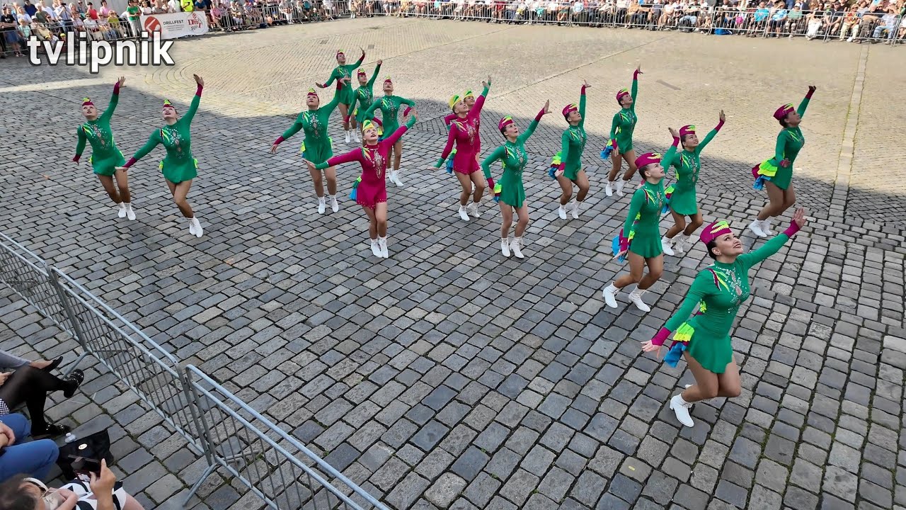 DrillFest 2024 v Olomouci - 6.6.2024 - 5.část - mažoretky Gina z Brodku u Přerova