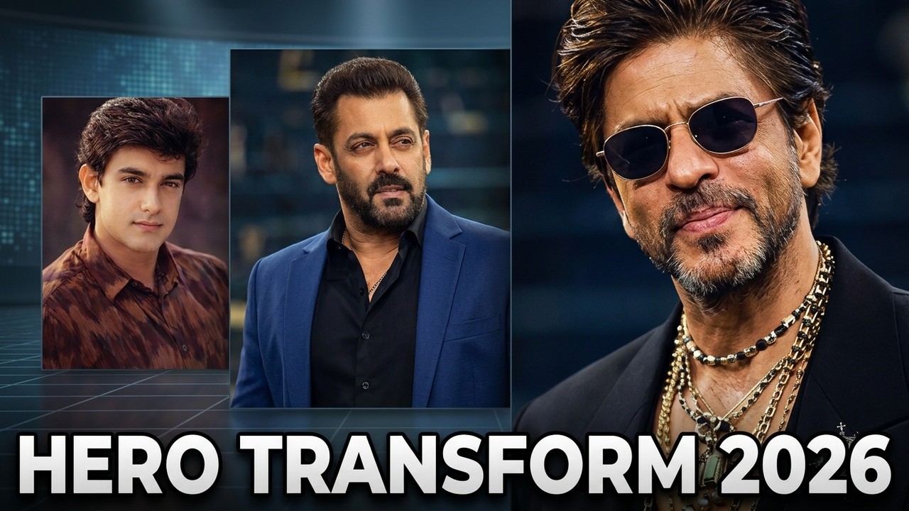 Top Bollywood Heroes Then vs Now 😱 | 90s Se 2026 Tak Ka Transformation