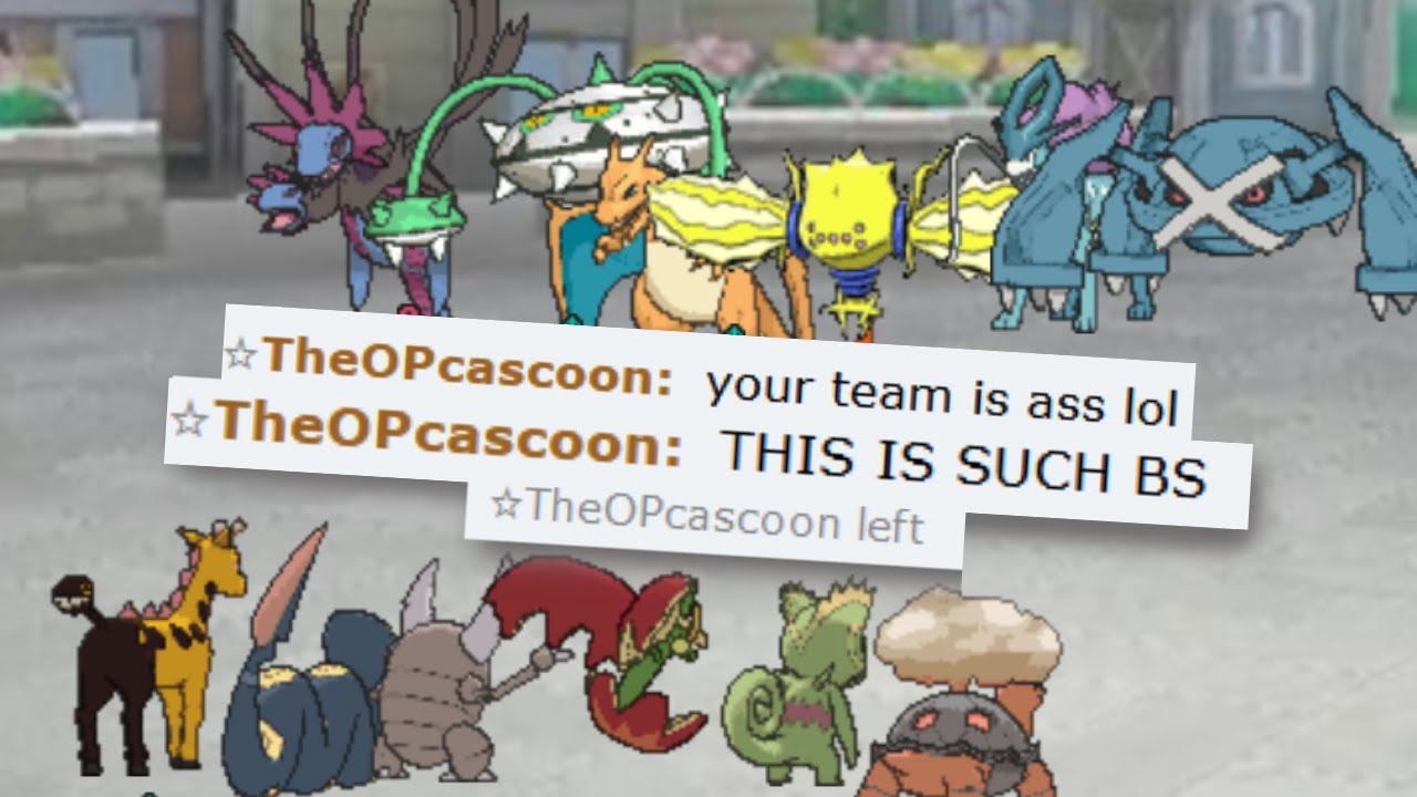 SALTY POKEMON SHOWDOWN PLAYER INSULTS MY TEAM AND CRIES SALTY TEARS AFTER LOSING TO A KECLEON!