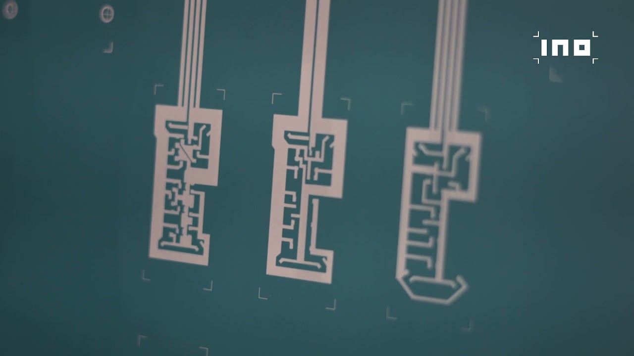 Printed electronics Luminous logo