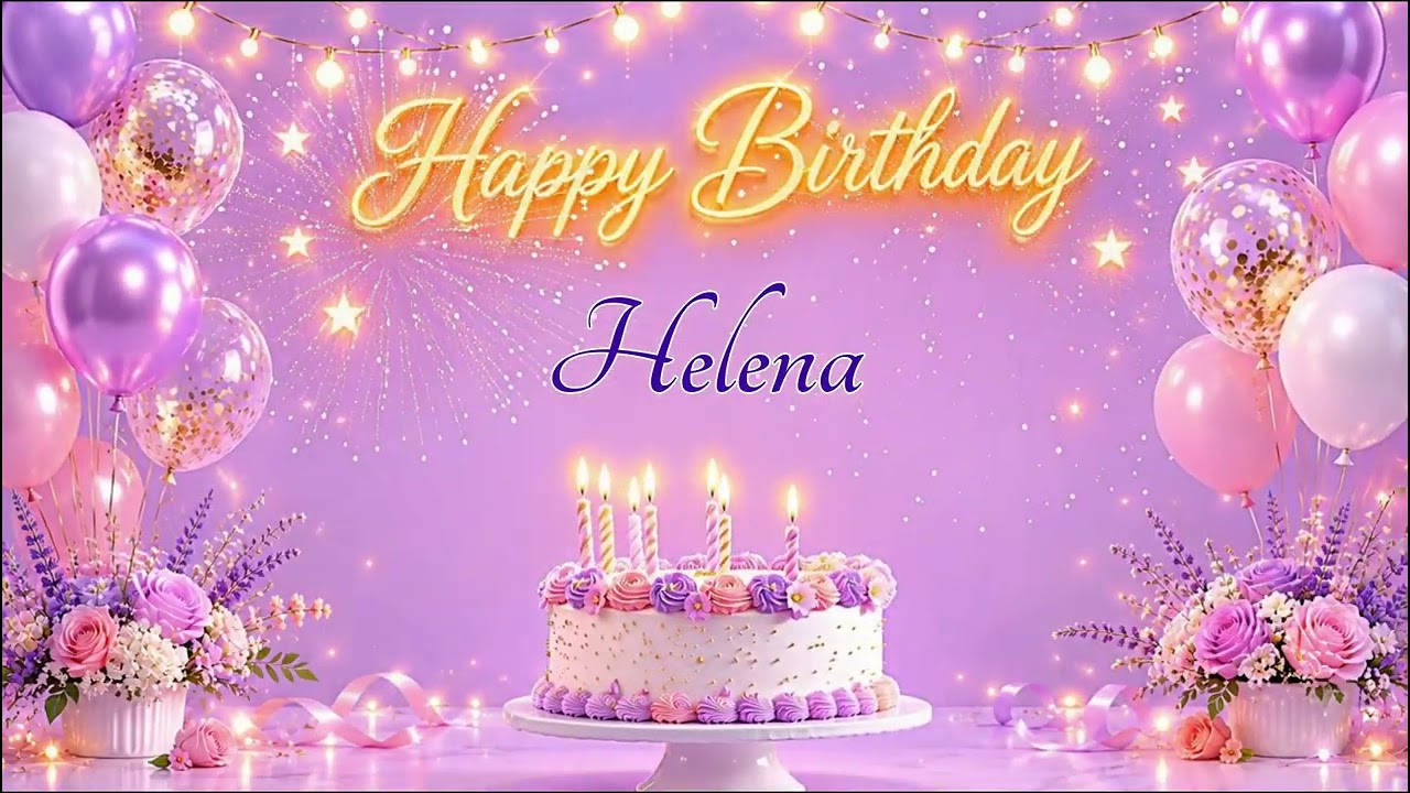 Happy Birthday Helena 🎂 | Birthday Song & Celebration Video
