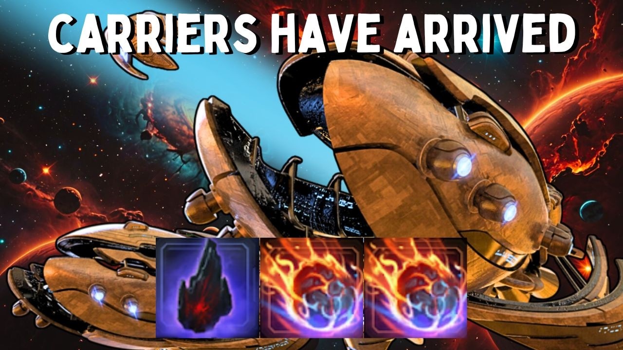 POV: CARRIER ARRIVES ON YOU - Weekly Brawl [Starcraft 2 Direct Strike]