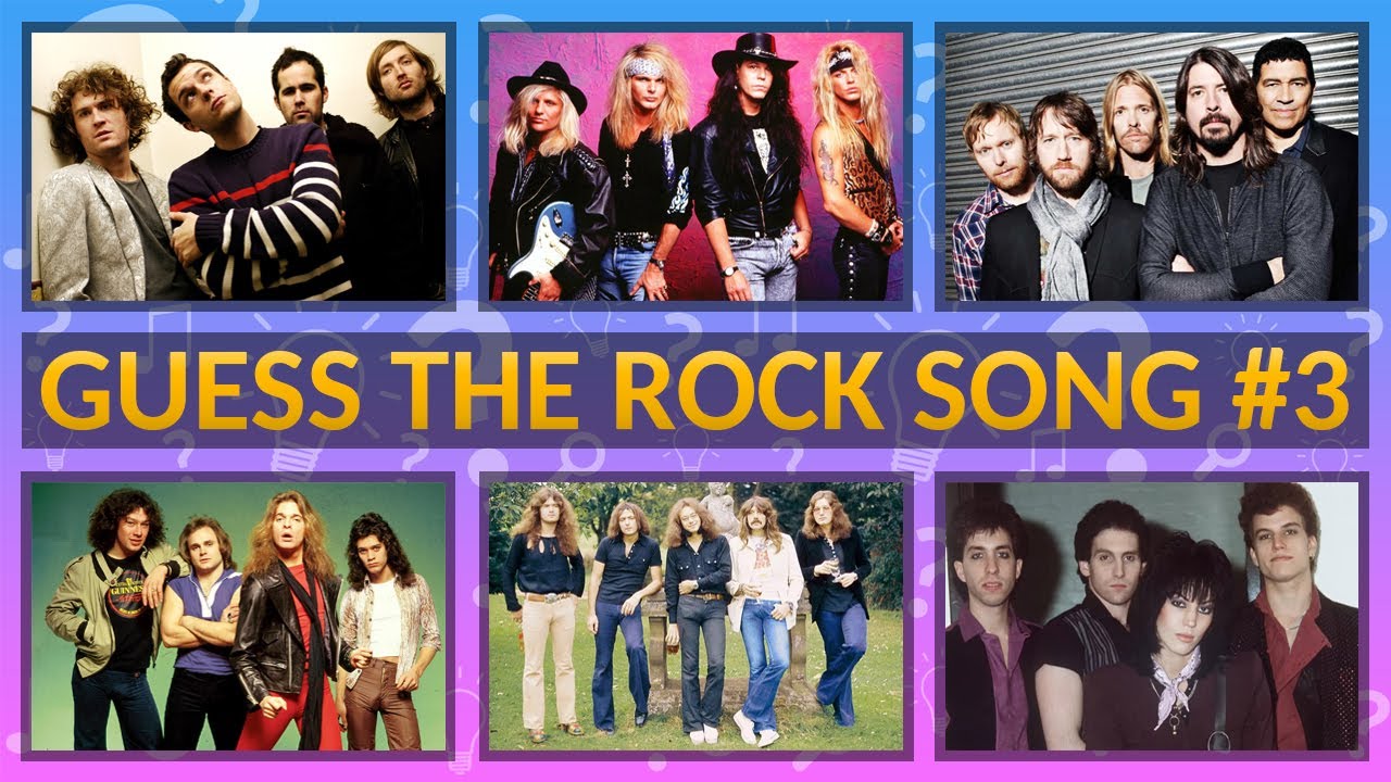 Guess The Song | Rock Edition #3 | Music Quiz