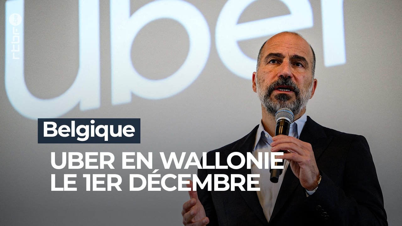 Belgique : Uber en Wallonie à partir du 1er décembre  - RTBF Info
