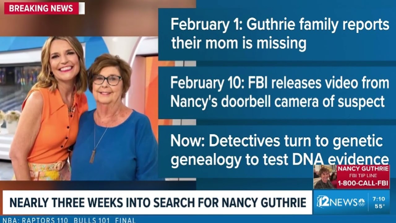 7AM Day 20 in the search for Nancy Guthrie