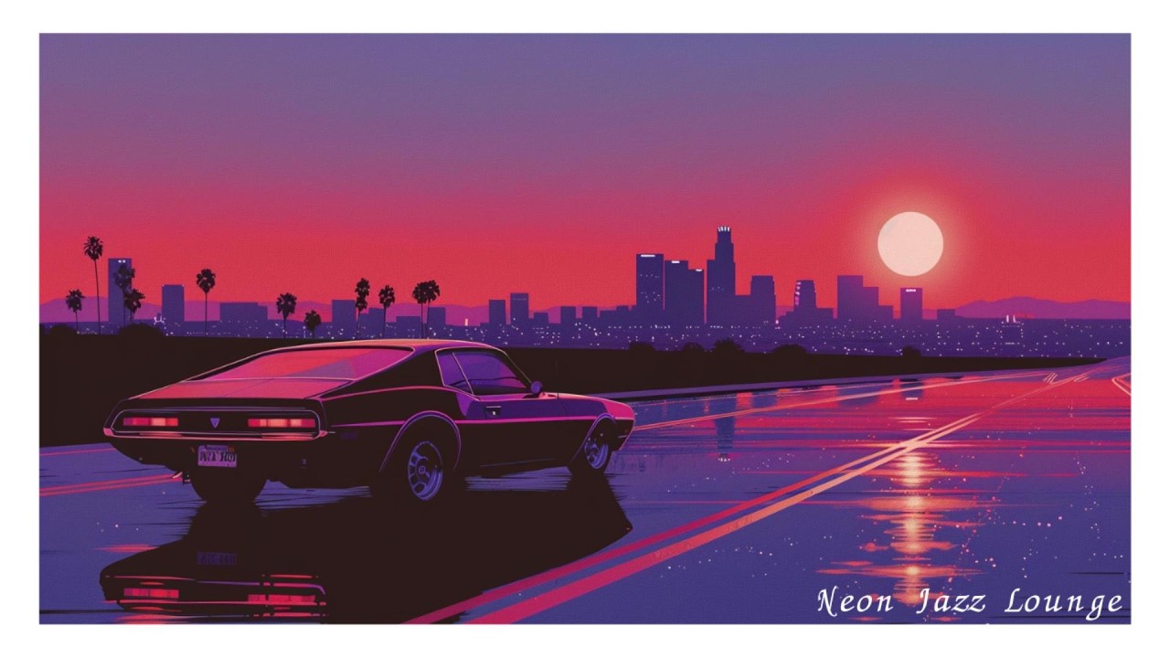 Los Angeles Sunset Jazz House Mix | Coastal Skyline Glow | for Deep Work