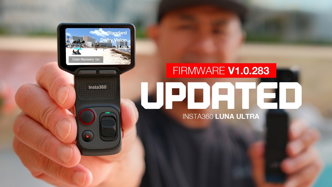 КРУПНОЕ обновление прошивки Insta360 Luna Ultra v1.0.283 &mdash; цветокоррекция I-Log, улучшения зума и...