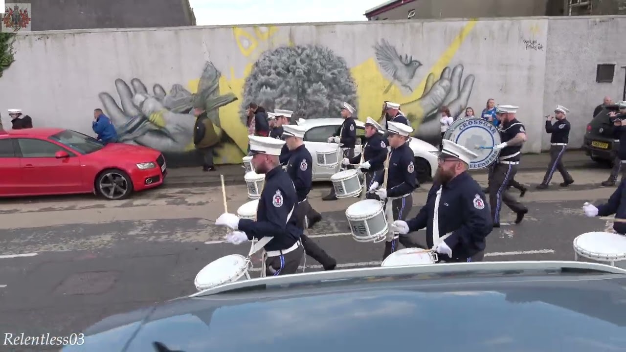 Crossgar Young Defenders (Full Parade 4K) ~  Crossgar ~ 14/04/23 (4K)