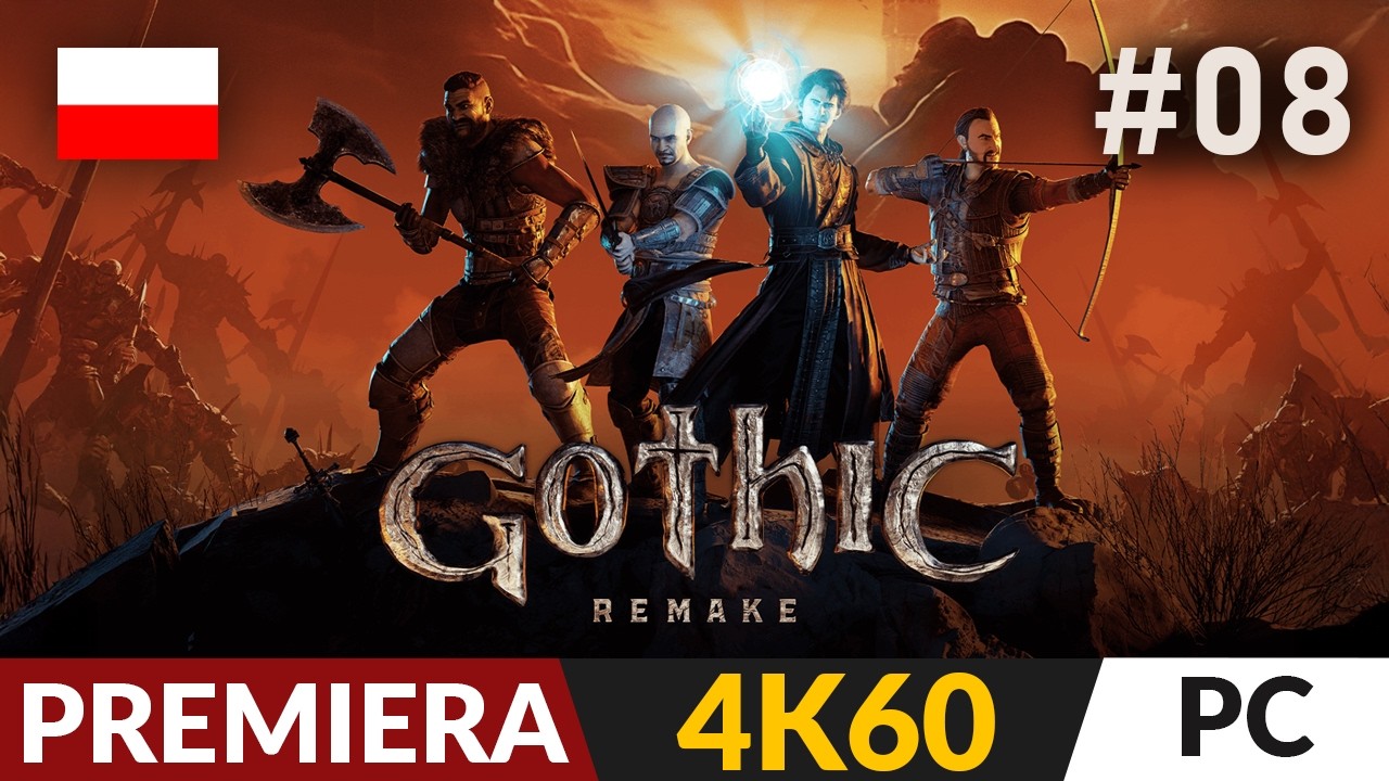 Gothic Remake PL #8 💎 Kopalnia Nowego Obozu | Gameplay po polsku 4K | 2026