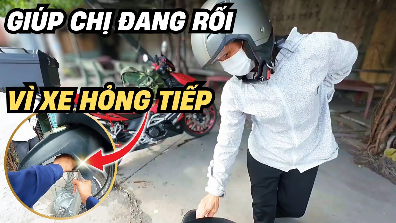Gi&uacute;p người đang rối v&igrave; xe hư hỏng tiếp sau khi sửa