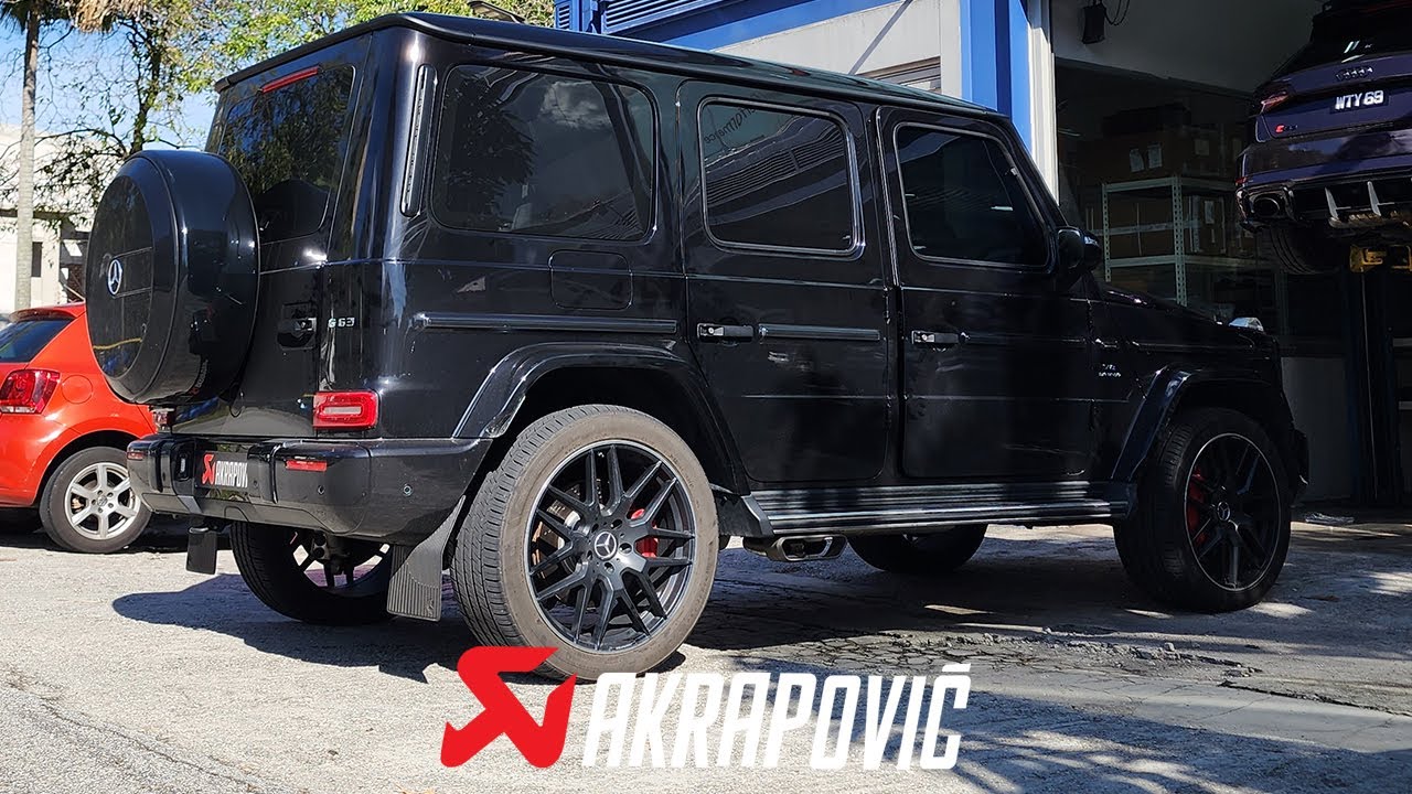 AKRAPOVIC MERCEDES AMG G63 W463A | ПОЛНАЯ ВЫХЛОПНАЯ СИСТЕМА LOUD STAGE 2 G63
