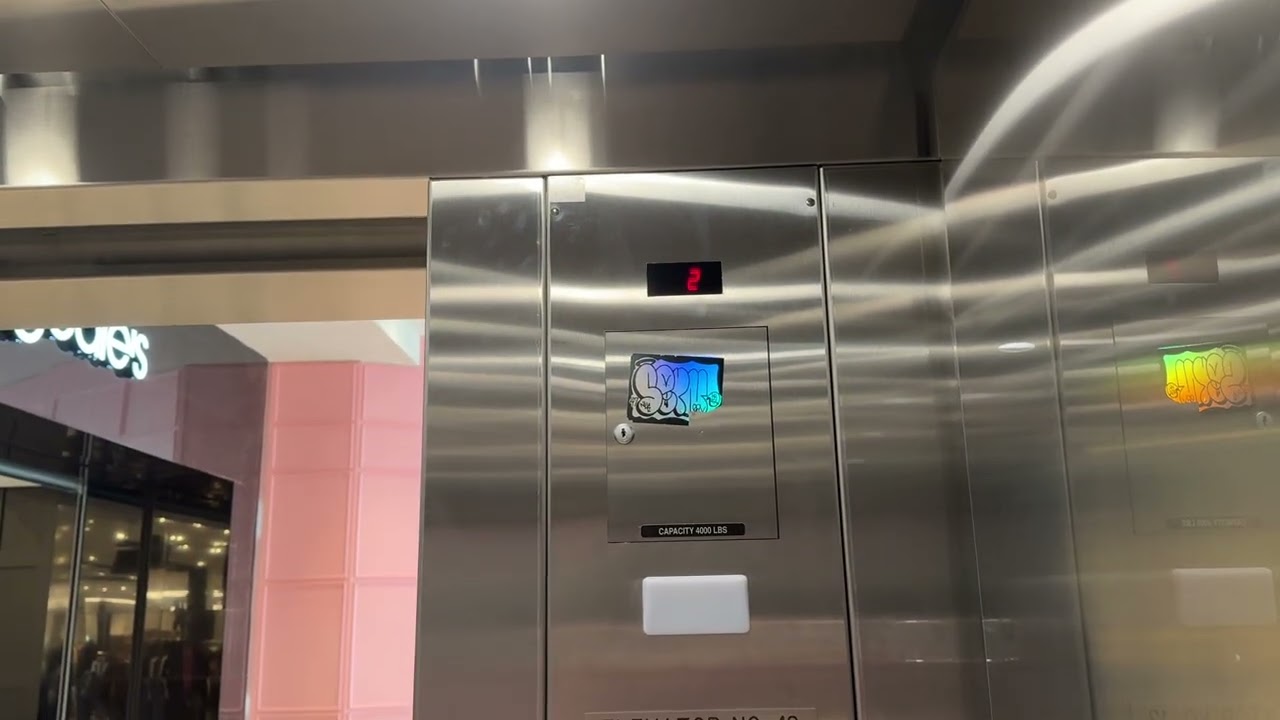 Schindler Hydraulic Elevator Set 3 Westfield Valley Fair