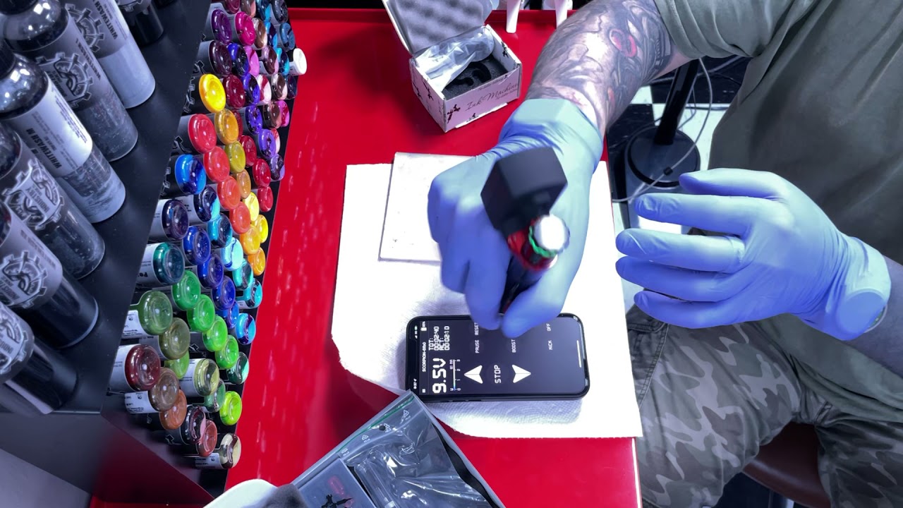 Ink Machines Scorpion X2 and X2 wireless battery pack first impressions review.