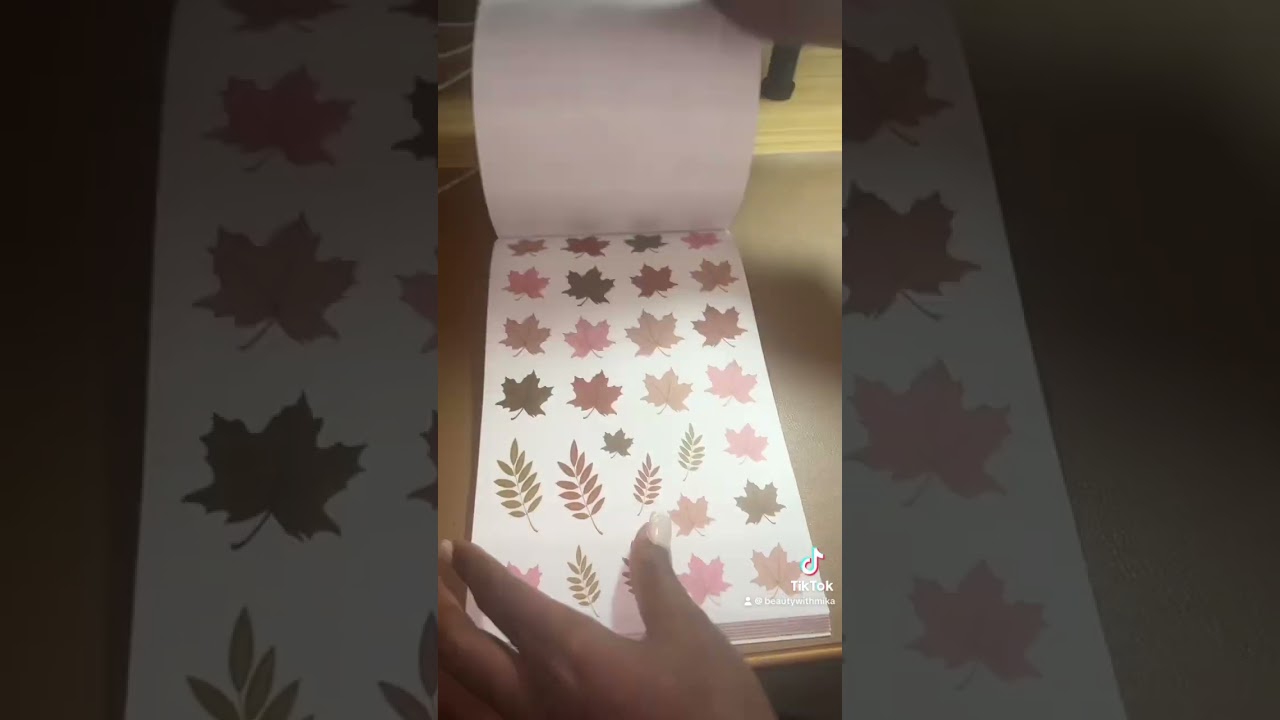 @kellofaplan I love Fall sticker book #beautypaper #kellofaplan