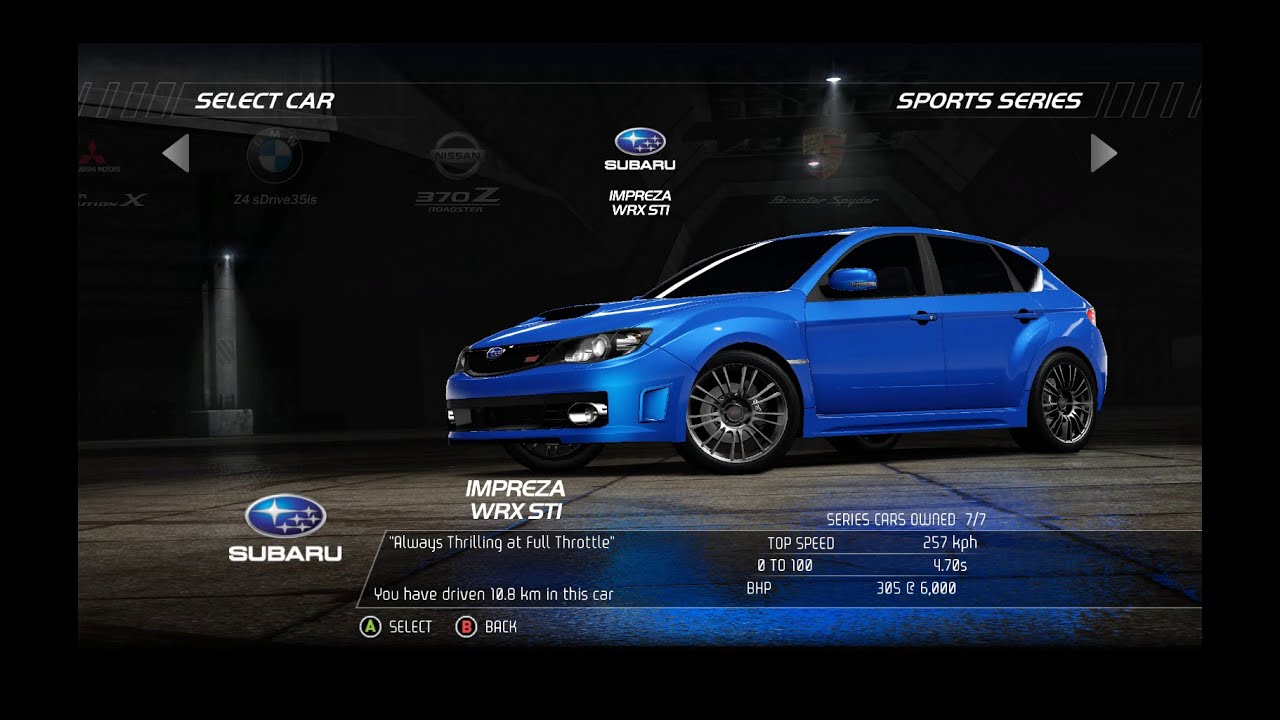 Need for Speed  Hot Pursuit 2020 - Subaru WRX STI (GR) gameplay