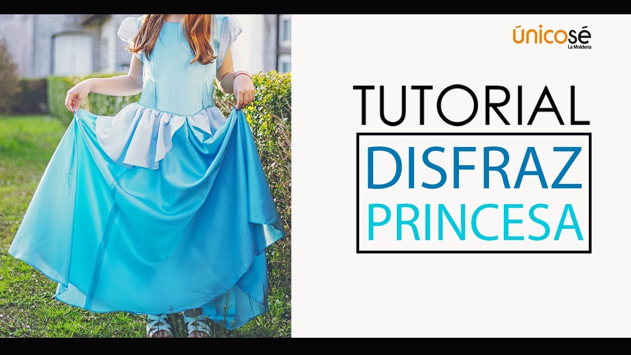 DIY COSTURA:  Molde / Patrón Disfraz  Vestido de Princesa 02.