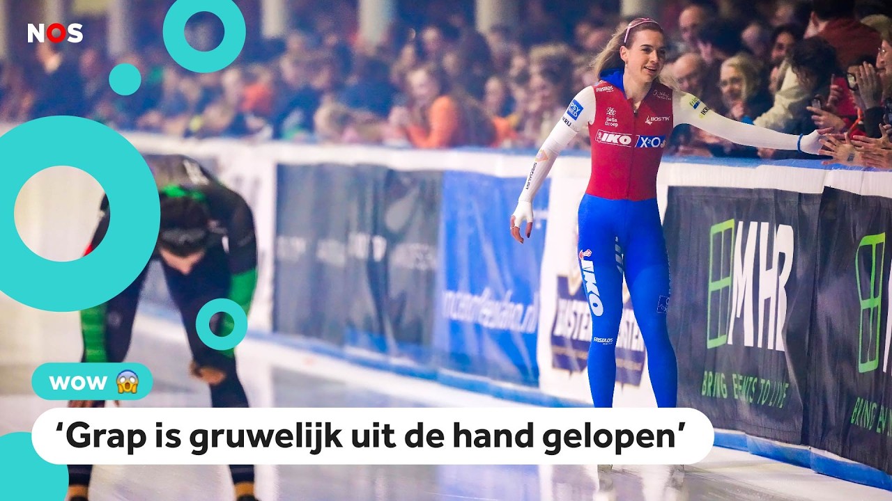 Jongens tegen de meiden: Beune verslaat De Boo in bijzonder schaatsduel