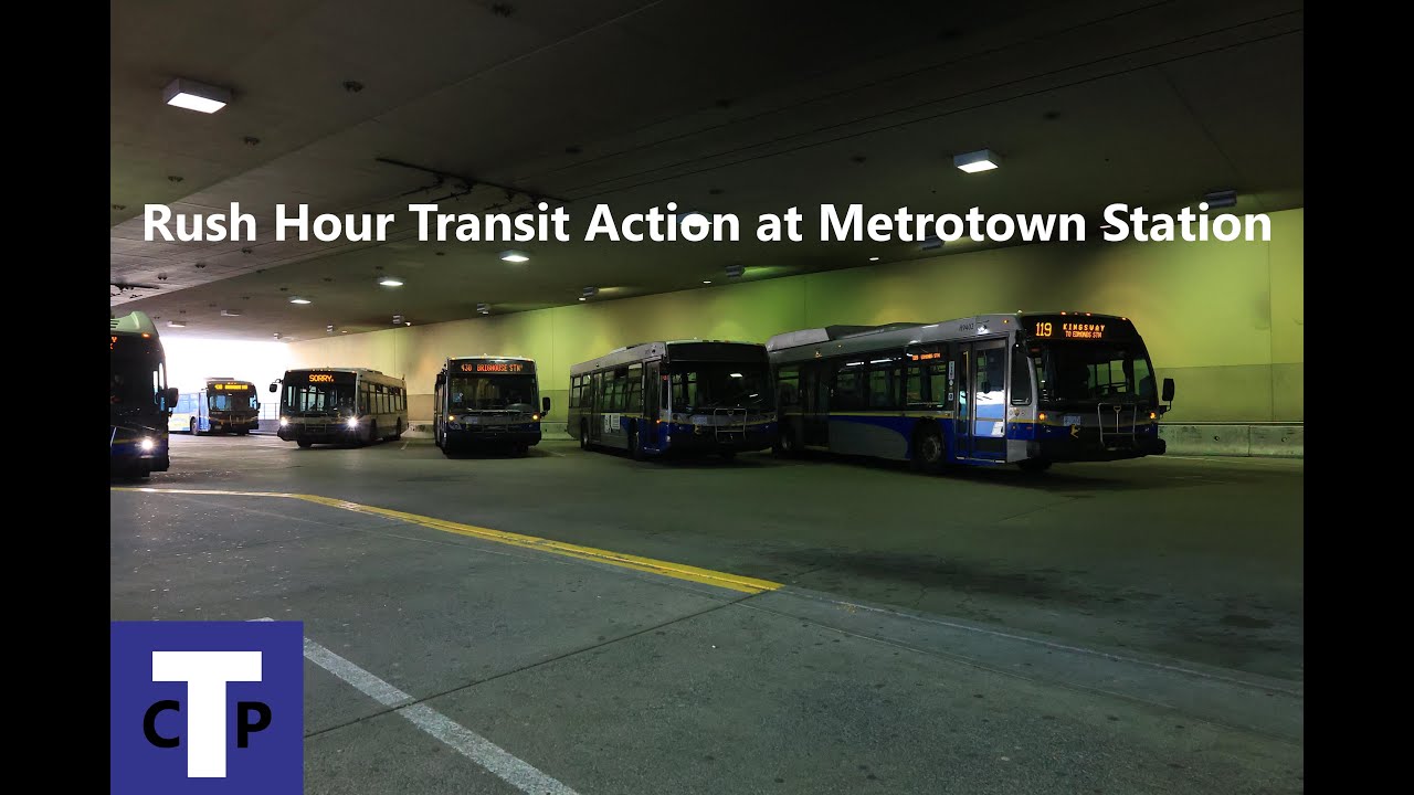 SO MANY NOVAS! | Rush Hour Transit Action at Metrotown Station