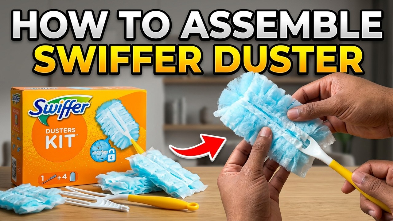 Комплект Swiffer Duster — как собрать