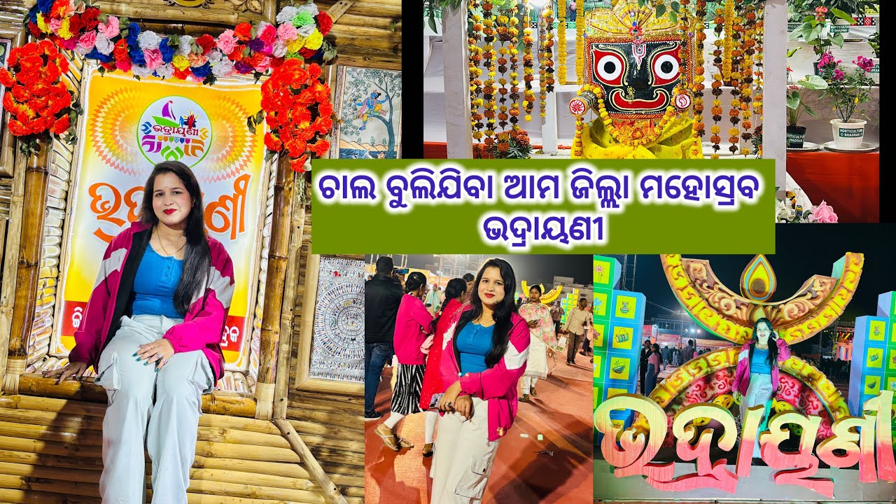 ଚାଲ ବୁଲିଯିବା ଆମ ଜିଲ୍ଲା ମହୋସ୍ରବ ଭଦ୍ରାୟଣୀ🌸||Bamboo chicken tasty👌