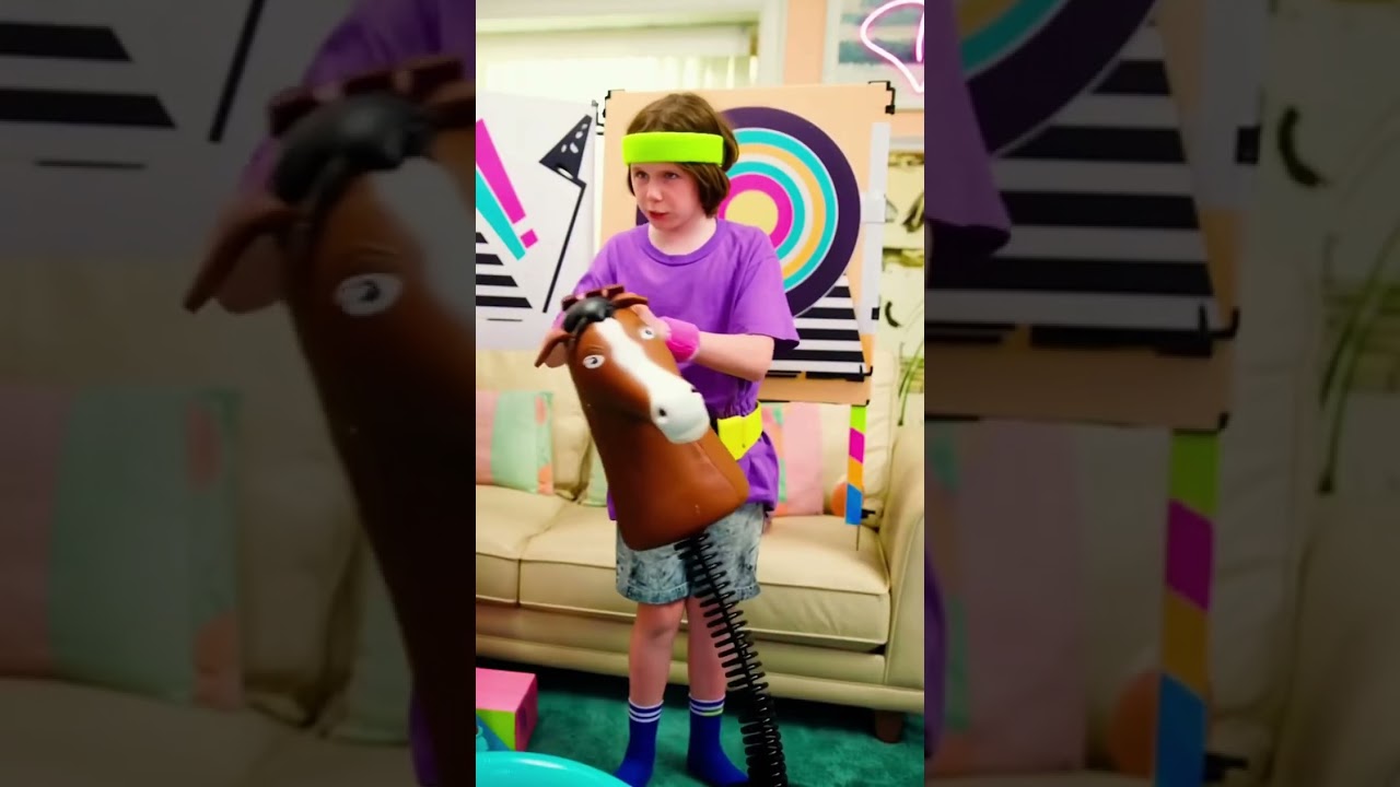 Modern Pentathlon Playset. 5 Sports 1 Confused Afternoon 🤜🐴💥 #80sCommercials #ParodyAd