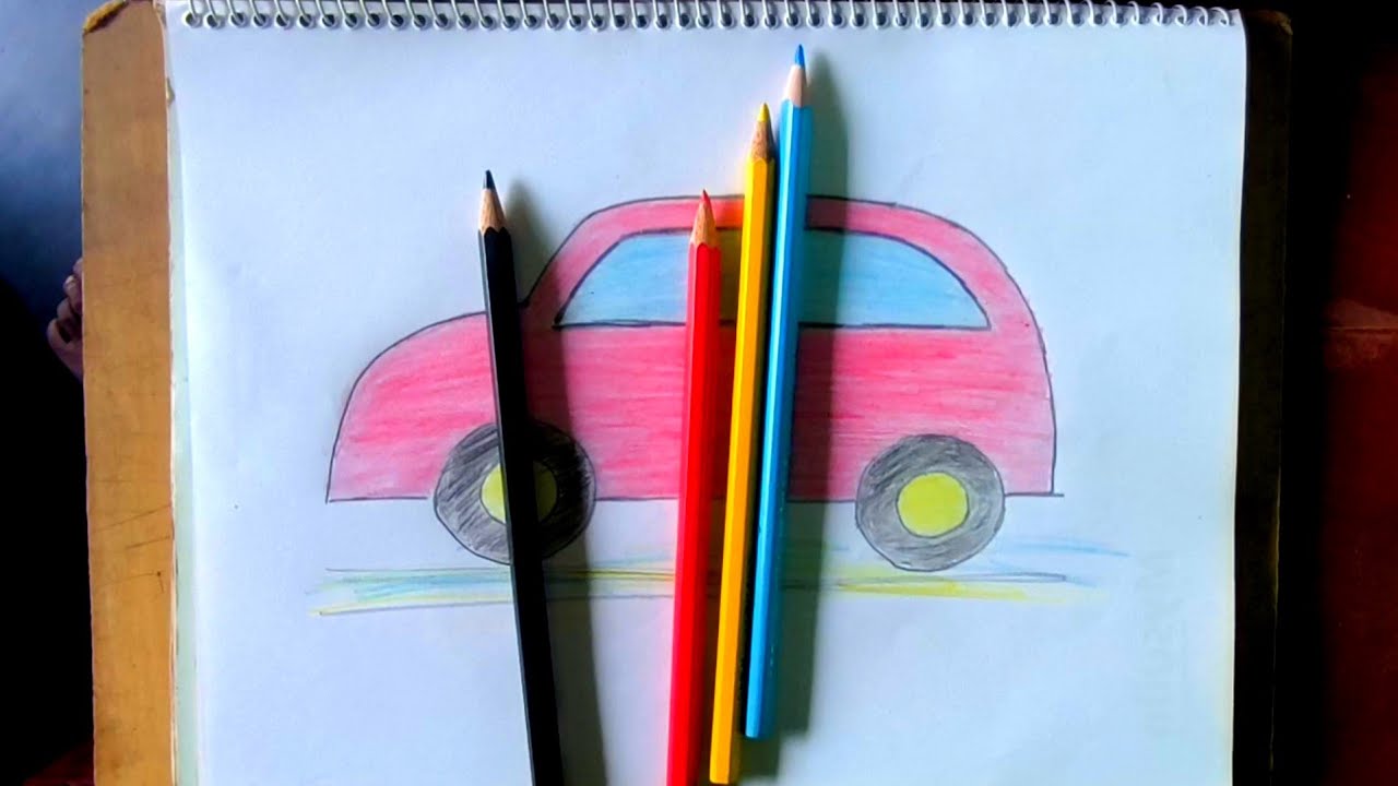 How to Draw a Car for Kids 🚗ছোটদের গাড়ি আঁকা | Step by Step Easy Drawing Tutorial